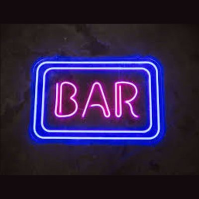 Neon sign Bar